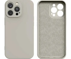 Dėklas Hurtel Apple iPhone 14 Plus silikoninis beige