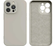 Hurtel silikoninis dėklas skirtas Samsung Galaxy A14 5G / Galaxy A14, smėlio spalvos
