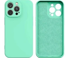 Hurtel silikoninis dėklas skirtas Samsung Galaxy A14 5G / Galaxy A14, mėtų žalia