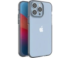 Hurtel Spring dėklas su spalvotu rėmeliu skirtas iPhone 14 Pro Max, juodas