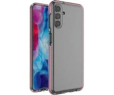 Hurtel Spring dėklas su spalvotu rėmeliu skirtas Samsung Galaxy A13 5G, šviesiai rožinis