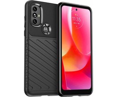 Hurtel Thunder flexible armored Motorola Moto G Power 2022 dėklas telefonui juodos spalvos