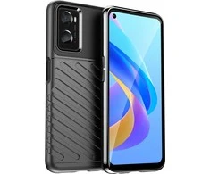 Hurtel Thunder dėklas skirtas Oppo A76 / Oppo A36 / Realme 9i, juodas