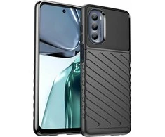 Hurtel Thunder dėklas skirtas Motorola Moto G62 5G, juodas