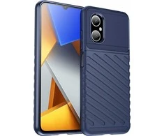 Hurtel Thunder dėklas skirtas Xiaomi Redmi Note 11E /Redmi 10 5G / Redmi 10 Prime+ 5G / Poco M4 5G, mėlynas