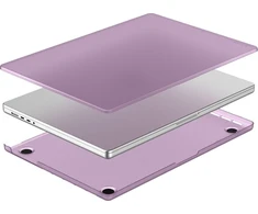 „Dėklas Incase Hardshell“ dėklas, skirtas „MacBook Pro 16“ 2021/2023 Dots – ledinis rožinis