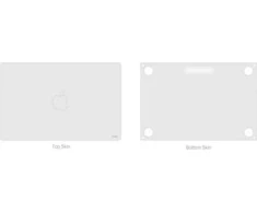 Dėklas Jcpal JCPal MacGuard 2in1 Skin Set - Folia do MacBook Air 13" M2 Sidabrinis