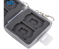 Atminties kortelių dėklas - JJC MC 11D 4 SD &amp; 4 micro SD kortelės atsparus smūgiams juodas