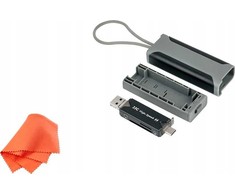 Atminties kortelės laikiklis - JJC MCR STM5GB USB 3.0 kortelių skaitytuvas, 5 kortelių talpa