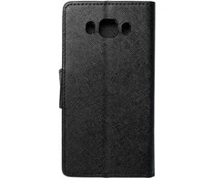 Oem FANCY Book dėklas skirtas Samsung Galaxy Galaxy J5 2016 juodos spalvos