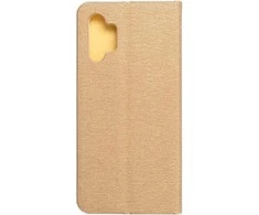 Dėklas Forcell Oem LUNA Book Gold skirtas Samsung Galaxy A32 5G aukso spalvos