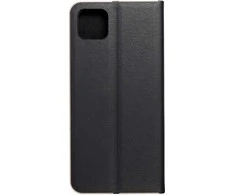 Dėklas Forcell Oem LUNA Book Gold skirtas Samsung Galaxy A22 5G juodos spalvos
