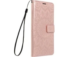 Forcell Oem MEZZO atverčiamas dėklas IPHONE 7 / 8 / SE 2020 / SE 2022 mandala rožė auksinis