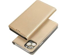 Dėklas Oem SMART CASE Book skirtas Samsung Galaxy A22 4G aukso spalvos