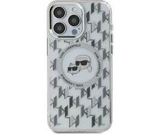 Dėklas Karl Lagerfeld KLHMP16LHMCKMHT Apple iPhone 16 Pro 6.3" skaidrus IML Monogram Karl&amp;Choupet