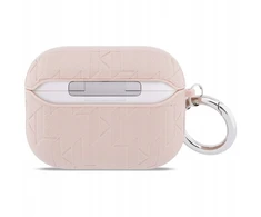 Dėklas Karl Lagerfeld Monogram Choupette Head Case for AirPods Pro 3 - Rožinė