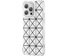 Kingxbar Miya Series iPhone 14 Pro Max dėklas telefonui baltos spalvos