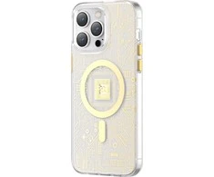 Dėklas Kingxbar PQY Geek Series magnetic iPhone 14 Plus MagSafe auksinis