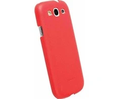 Dėklas Krusell Krusell BioCover - Beskyttelsescover til mobiltelefon - bio plastik - rød - for Samsung Galaxy S III
