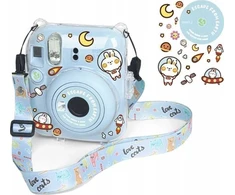 Viršelis LoveInstant Byla EtuI Case Cover for Fujifilm Instax Mini 12 + Lipdukai / pabėgti iš Žemės