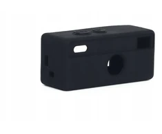 Dėklas LoveInstant Futerał Dėklas Dėklas Case Osłona Silikon Do Kodak Charmera + Smycz / Juodas (SB11652)
