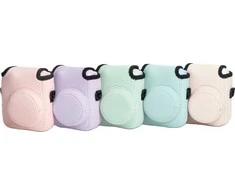 Dėklas LoveInstant Miękki Futerał Dėklas Dėklas Case Osłona Neoprene Do Fujifilm Fuji Instax Mini 12 - Rožinė