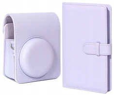 Dėklas LoveInstant Rinkinys Futerał Dėklas Dėklas Do Fuji Instax Mini 13 + Album Zdjęcia 108x / Violetinis