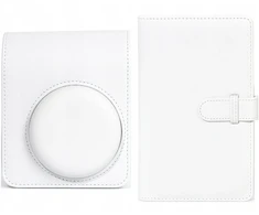 Dėklas LoveInstant Rinkinys Futerał Dėklas Dėklas Do Fuji Instax Mini 13 + Album Zdjęcia 108x / Baltas