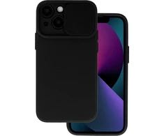 Markowe Topt Camshield Soft dėklas skirtas Apple iPhone 14 Pro Max juodos spalvos