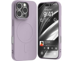 Mercury MagSafe Semi-Silikoninis Apple iPhone 16 Pro 6,3" dėklas telefonui violetinės spalvos