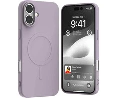 Dėklas Mercury MagSafe Semi-Silicone Apple iPhone 16 Plus 6,7″ lilac violetinės spalvos