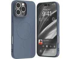 Dėklas Mercury MagSafe Semi-Silicone Apple iPhone 16 Pro Max 6,9″ sierra mėlynas