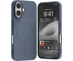 Dėklas Mercury MagSafe Semi-Silicone Apple iPhone 16 6,1″ sierra mėlynas