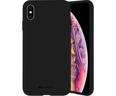 Dėklas Mercury Silikoninis dėklas Apple iPhone X/XS juodas