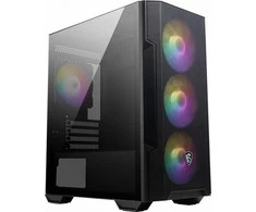 Kompiuterio korpusas MSI MAG FORGE M100R, Juodas, Micro ATX Tower