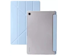 Dėklas na tablet 4kom.pl Clear Trifold su podstawką do Samsung Galaxy Tab S6 Lite 2022/24 10.4" mėlyna