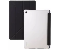 Dėklas na tablet 4kom.pl Dėklas Clear Trifold su podstawką do Samsung Galaxy Tab S6 Lite 2022/24 10.4", juoda