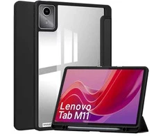 Dėklas na tablet 4kom.pl Dėklas Crystal case do Lenovo Tab M11 10.95 11 TB330FU TB330XU TB331FC, juoda