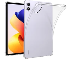 Dėklas na tablet 4kom.pl Dėklas do Xiaomi Redmi Pad 2 Pro 12.1 2025 / Poco Pad M1 / Poco Pad M1 - silikonowe plecki skaidrus