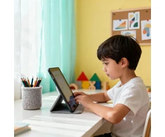 Planšetinio kompiuterio dėklas 4kom.pl skirtas Xiaomi Redmi Pad 2 Pro 12.1 2025 / Poco Pad M1 / Redmi Pad Pro 12.1 2024 – apsauginis su stovu (su klapką wzór składane plecki ochronne)