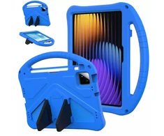 Dėklas na tablet 4kom.pl Dėklas FunColor do Xiaomi Pad 7 / Pad 7 PRO 11.2 podstawka uchwyt pancerne, mėlyna