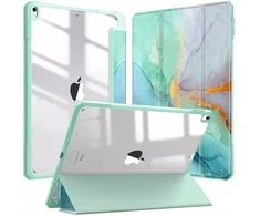 Dėklas na tablet 4kom.pl Dėklas GRAFICZNE do Apple iPad 10.9 2022 Gen 10 / 11 2025 A16 Gen 11 su klapką, žalia