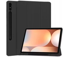 Planšetinio kompiuterio dėklas 4kom.pl „Smart Case“, skirtas „Galaxy Tab S10+ S10 Plus 12.4 X820“, juodas
