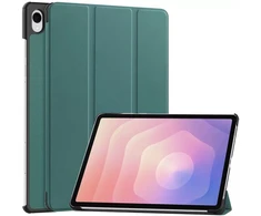 Dėklas na tablet 4kom.pl Dėklas SMART do Samsung Galaxy Tab S11 11" SM-X730 SMX736 su klapką Budzenie, žalia