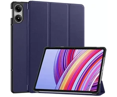 Dėklas na tablet 4kom.pl Dėklas SMART do Xiaomi Redmi Pad PRO 12.1 2024 su klapką podstawka budzenie, tamsiai mėlyna