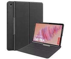 Dėklas na tablet 4kom.pl Dėklas Smart pokrowiec futerał su klapką do Lenovo Tab Plus TB351FU 11,5" 2024, juoda