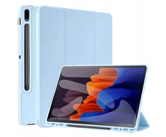 Dėklas na tablet 4kom.pl Smart su laikikliu na rysik do Samsung Galaxy Tab S9 / S9 S10, mėlyna - ochronne su podstawką