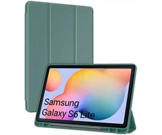 Dėklas na tablet 4kom.pl Dėklas Smart su laikikliu na rysik do Samsung Galaxy Tab S6 Lite 2022/24 10.4'', žalia
