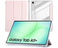 Dėklas na tablet 4kom.pl Dėklas TriFold do Samsung Galaxy Tab A11+ Plus 10.9 2025 / A9+ Plus 11 2023 - su podstawką i miejscem na rysik
