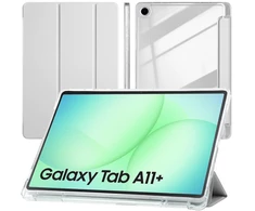 Dėklas na tablet 4kom.pl Dėklas TriFold do Samsung Galaxy Tab A11+ Plus 10.9 2025 / A9+ Plus 11 2023 - su podstawką i miejscem na rysik